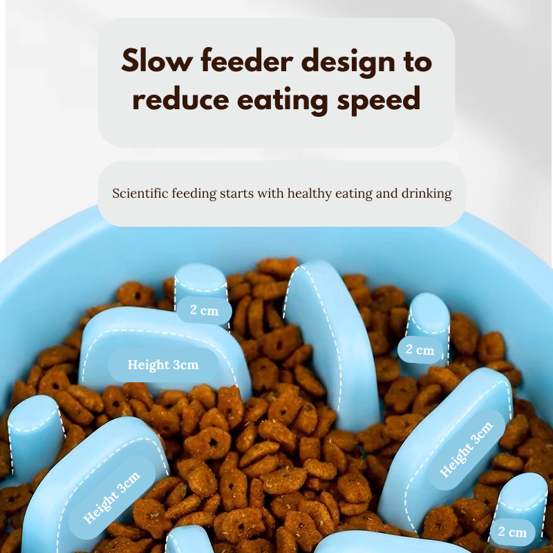 Slow-feed Pet Bowl